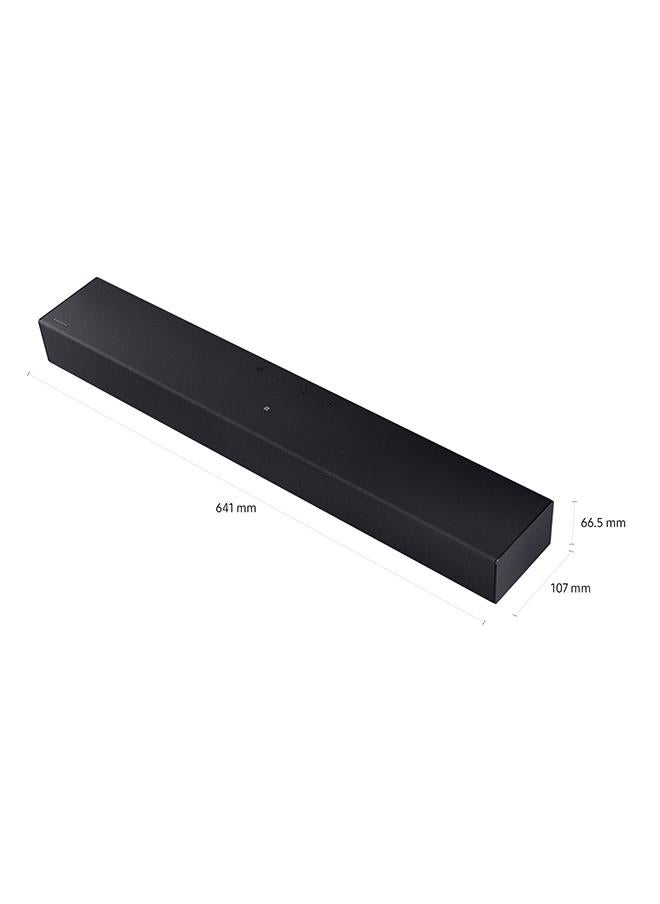 Samsung B-series Soundbar, B400F, 2.0 ch, Subwoofer, 2.0ch Sound with Built-in Woofer, One Remote Control, Surround Sound Expansion, Bluetooth TV connection,(2025 - UAE Version) HW-B400F/ZN Titan Black - Image 2