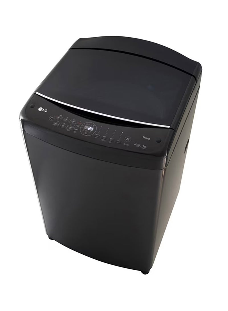 LG 15 Kg Top Load Washing Machine, AIDD, Tub Clean, Full Stainless Steel Tub, ThinQ T15H7EHHTP Middle Black Color  - Image 5