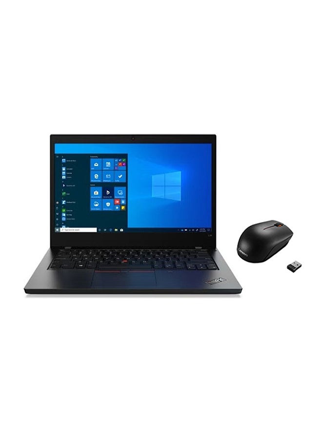 Lenovo (Upgraded Version) ThinkPad L14 Gen 2 Laptop With 14-inch Full HD (1920x1080) Display ,Core i5-1135G7 Processor /8GB RAM DDR4/256GB SSD/Windows 10 Pro/Intel Xe Graphics +Lenovo 300 Wireless Compact Mouse / English/Arabic Black - Image 1