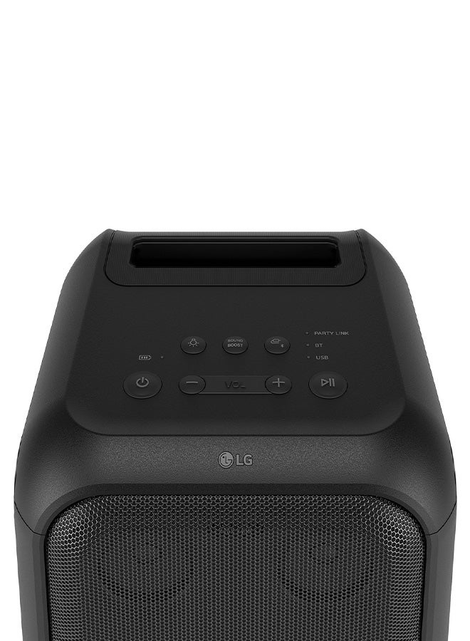 إل جي XBOOM XL5T Party Speaker, Booming Base, Party Lighting, Bluetooth, USB - XL5T.DSAUELK Black  - Image 5
