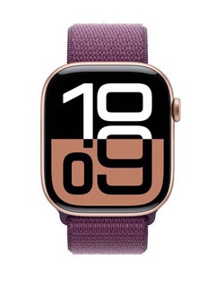 Apple 46mm Sage Sport Loop Dark Purple  - Image 3