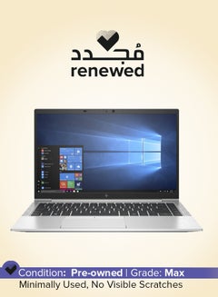 Renewed - Elitebook 840 G7 Laptop With 14-Inch Display,Intel Core i5 Processor/10th Gen/Quad Core/8GB RAM/DDR4/256GB SSD/Intel UHD Graphics/Windows 10 Pro English Silver