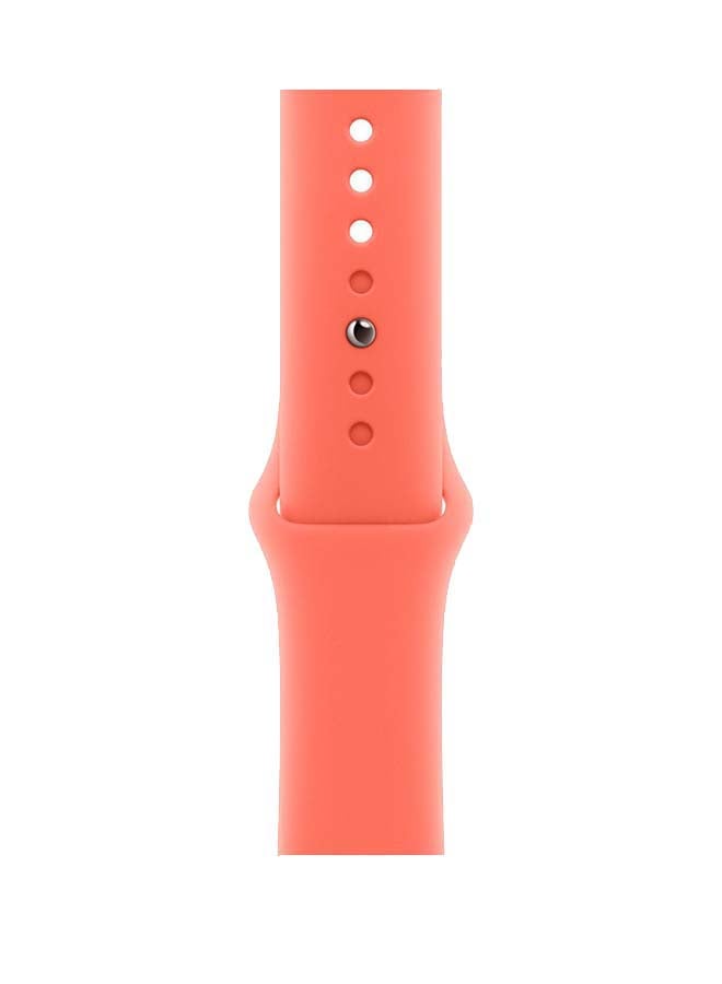 Apple 46mm Tangerine Sport Band S/M Tangerine - Image 1