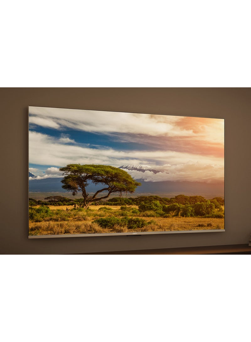 TV A Pro 55" 2026 | Google TV | 4K QLED Display | Dolby Audio, DTS-X, And DTS Virtual:X | Premium Metal Finish| 360° Bluetooth Remote Control L55MB-APME black