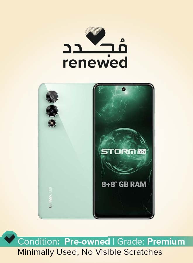 Renewed - Storm 5G Gale Green 128GB - International Version