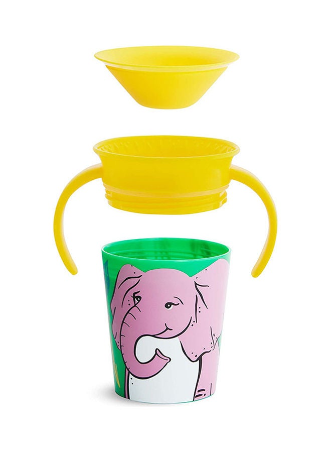 Munchkin Miracle 360 Wildlove Trainer Cup 6 Oz/ 177 Ml Elephant  - Image 3