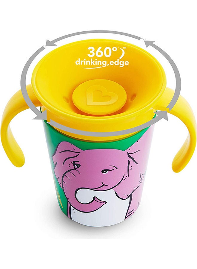 Munchkin Miracle 360 Wildlove Trainer Cup 6 Oz/ 177 Ml Elephant  - Image 4