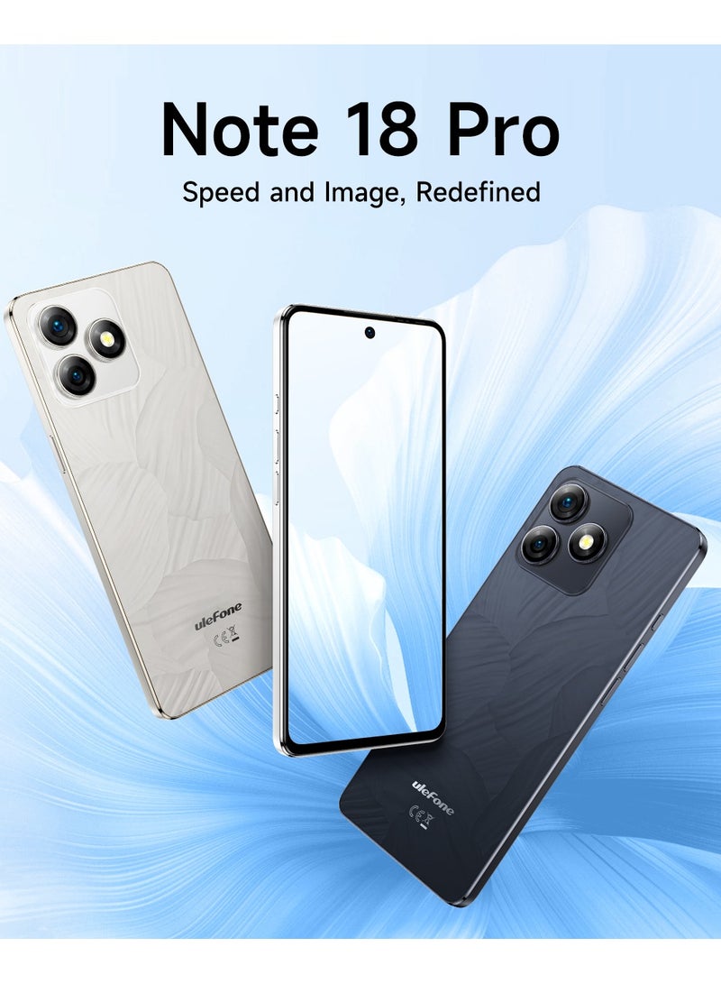أوليفون - Note 18 Pro Dual SIM 6GB RAM 256GB ROM Moonlit White - Image 1