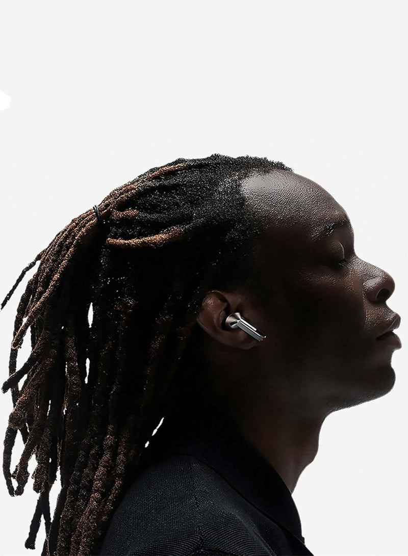 مارجون Buds3 Pro 2 Packs Wireless Earbuds with Touch Control & Magnetic Charging Case White Silver - Image 2