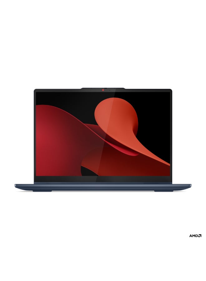 Renewed - IdeaPad 5 Laptop With 14.1-Inch Display, Ryzen 7 8845HS Processor/Octa Core/16GB RAM/1TB SSD/AMD Radeon Pro Graphics/Windows 11 English cosmic blue