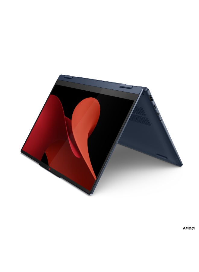 Renewed - IdeaPad 5 Laptop With 14.1-Inch Display, Ryzen 7 8845HS Processor/Octa Core/16GB RAM/1TB SSD/AMD Radeon Pro Graphics/Windows 11 English cosmic blue