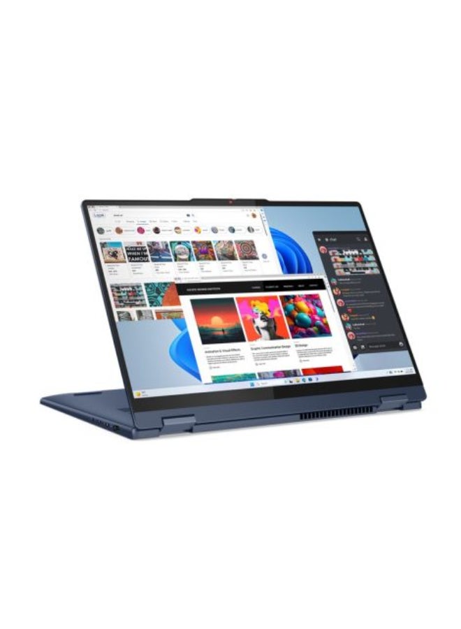 Renewed - IdeaPad 5 Laptop With 16-Inch Display, Core 7-150U Processor/10-Core/16GB RAM/1TB SSD/Intel UHD Graphics/Windows 11 English cosmic blue