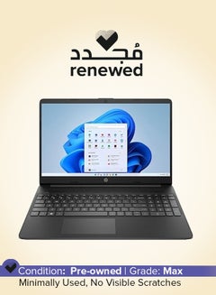 Renewed - 15-DY5007CA Laptop With 15.6-Inch Full HD Display, Intel Core i5-1235U Processor/Quad Core/12th Gen/8GB RAM/512GB SSD/Intel Iris XE Graphics/Windows 11 English Black
