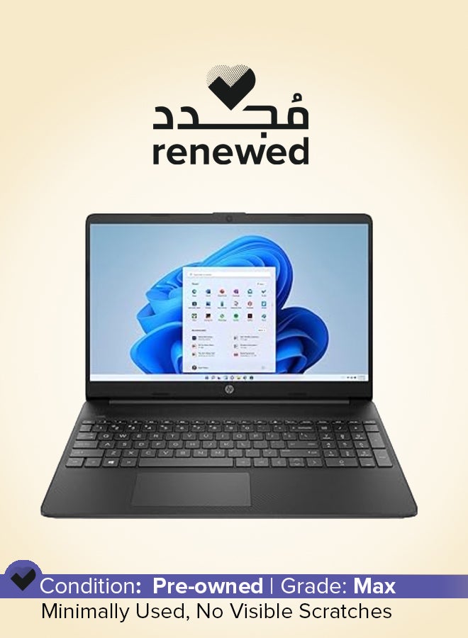 HP - Renewed - 15-DY5007CA Laptop With 15.6-Inch Full HD Display, Intel Core i5-1235U Processor/Quad Core/12th Gen/8GB RAM/512GB SSD/Intel Iris XE Graphics/Windows 11 English Black - Image 1