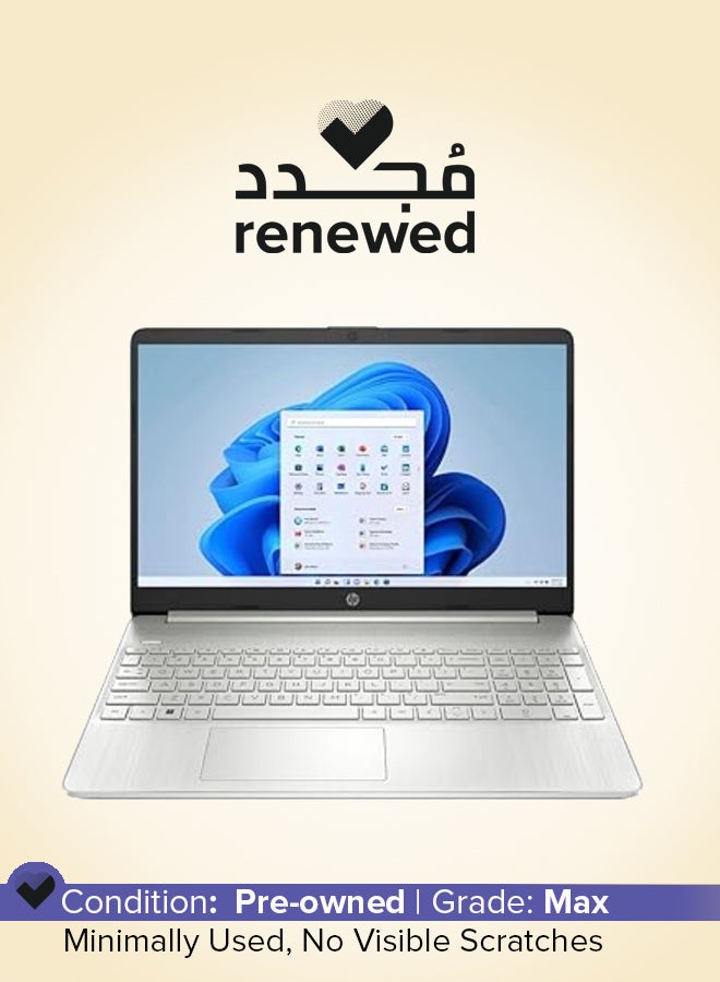 HP Renewed - 15-DY2703DX  Laptop With 15.6-Inch HD Display, Intel Core i5-1135G7 Processor/Quad Core/11th Gen/8GB RAM/512GB SSD/Intel Iris XE Graphics/Windows 11 English Silver  - Image 1
