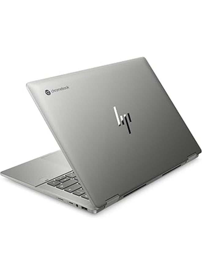 HP - Renewed - Chromebook Laptop With 14-Inch UHD Display, Intel Core i3-1215U Processor/Quad Core/12th Gen/8GB RAM/256GB SSD/Intel UHD 600 Graphics/Chrome OS English Grey - Image 1