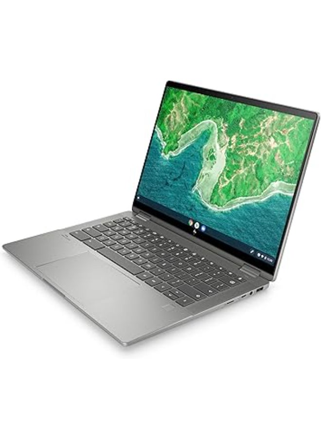 HP - Renewed - Chromebook Laptop With 14-Inch UHD Display, Intel Core i3-1215U Processor/Quad Core/12th Gen/8GB RAM/256GB SSD/Intel UHD 600 Graphics/Chrome OS English Grey - Image 1