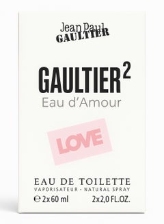 Jean Paul GAULTIER Gaultier 2 Eau d' Amour Love Edt 120mlml  - Image 1