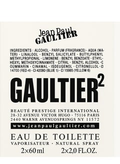 Jean Paul GAULTIER Gaultier 2 Eau d' Amour Love Edt 120mlml  - Image 2