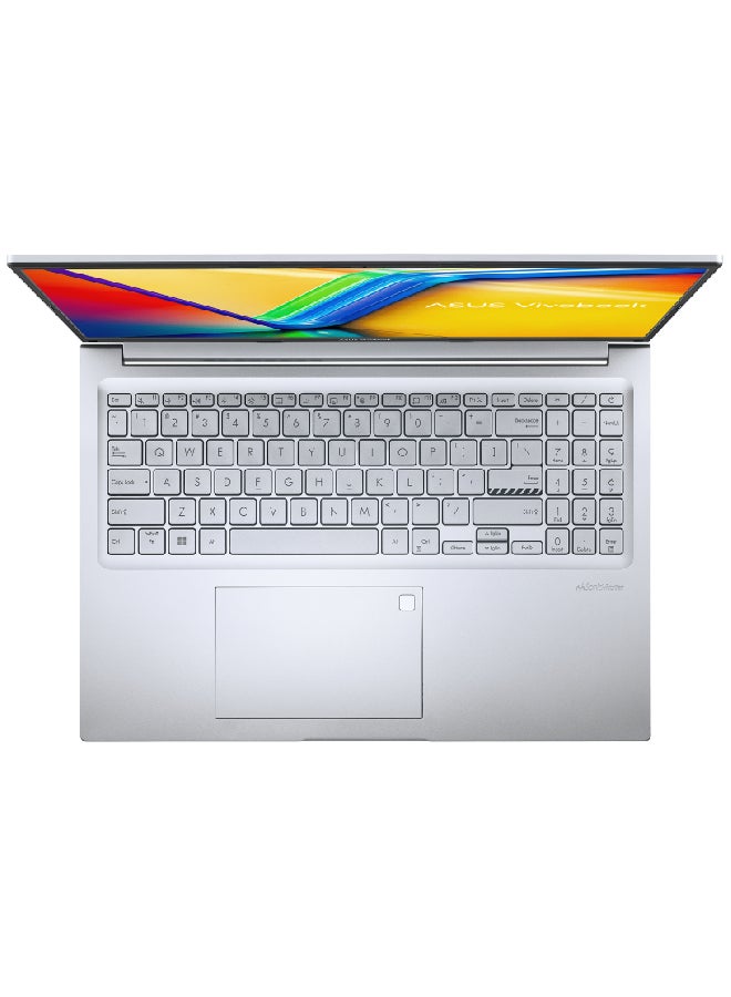 ASUS - Vivobook Laptop With 15.6 Inch Full HD(1920X1080) Display, Core i7-1355U Processor/16GB RAM DDR5/512GB SSD/DOS(Without Windows)/Intel Iris Xe Graphics/ English/Arabic Silver - Image 1