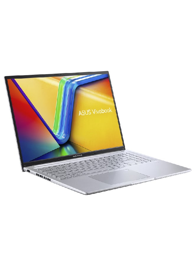 ASUS - Vivobook Laptop With 15.6 Inch Full HD(1920X1080) Display, Core i7-1355U Processor/16GB RAM DDR5/512GB SSD/DOS(Without Windows)/Intel Iris Xe Graphics/ English/Arabic Silver - Image 1