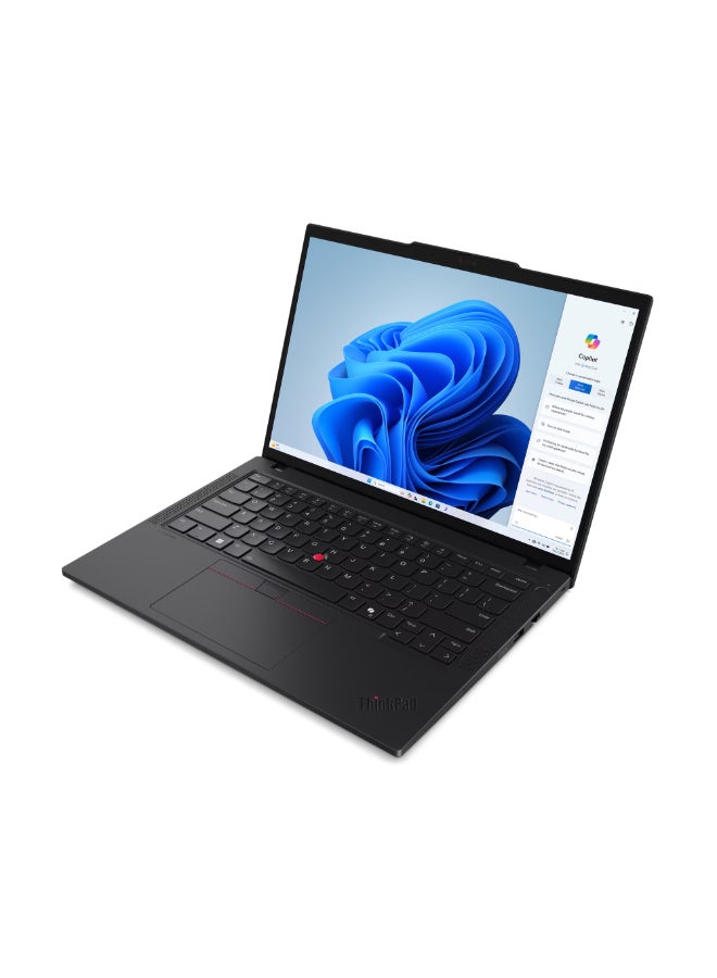 Lenovo - T14 Laptop With 14 Inch Full HD(1920X1080) Display, Core Ultra 7 155U Processor/16GB RAM DDR5/512GB SSD/Windows 11 PRO/ English/Arabic Black - Image 1