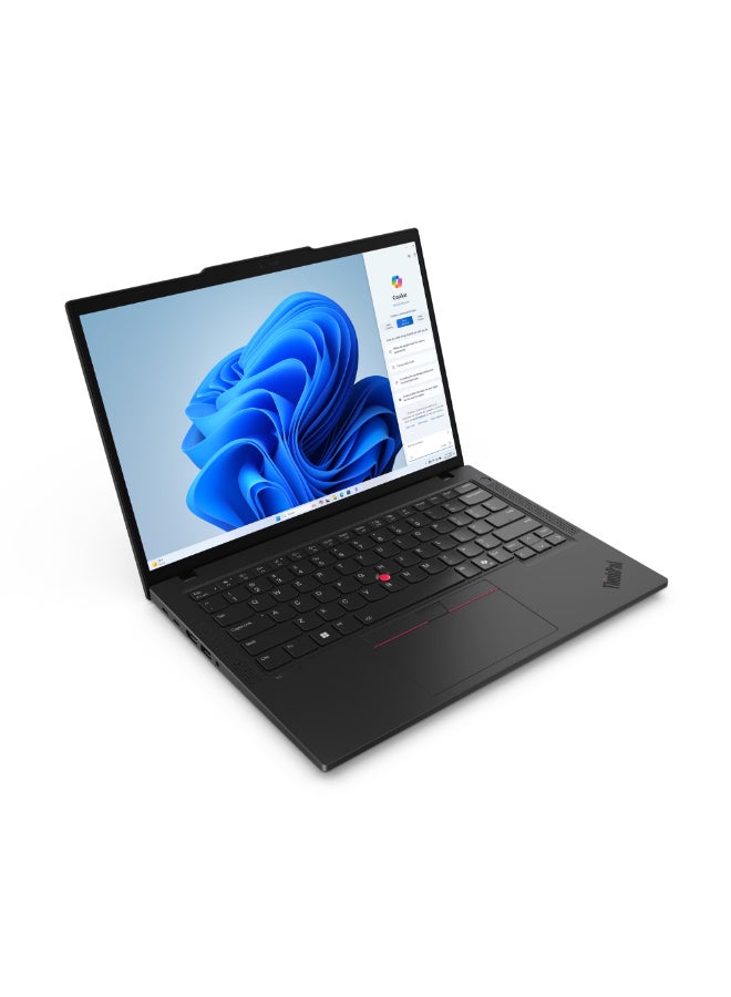 Lenovo - T14 Laptop With 14 Inch Full HD(1920X1080) Display, Core Ultra 7 155U Processor/16GB RAM DDR5/512GB SSD/Windows 11 PRO/ English/Arabic Black - Image 1