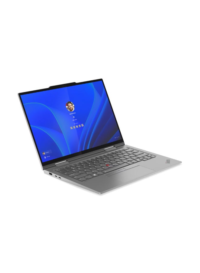 Lenovo Yoga 2 in 1 Convertible Laptop With 14 Inch Full HD(1920X1080) Display, Core Ultra 7 155U/16GB RAM DDR5/512GB SSD/Windows 11 Pro/ English/Arabic Grey - Image 5