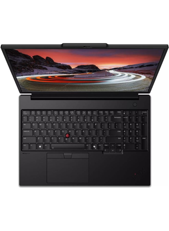 Lenovo P14S Laptop With 14 Inch Full HD(1920X1080) Display, Core Ultra 7-155H/32GB RAM DDR5/1TB SSD/Windows 11 Pro/ English/Arabic Black  - Image 4
