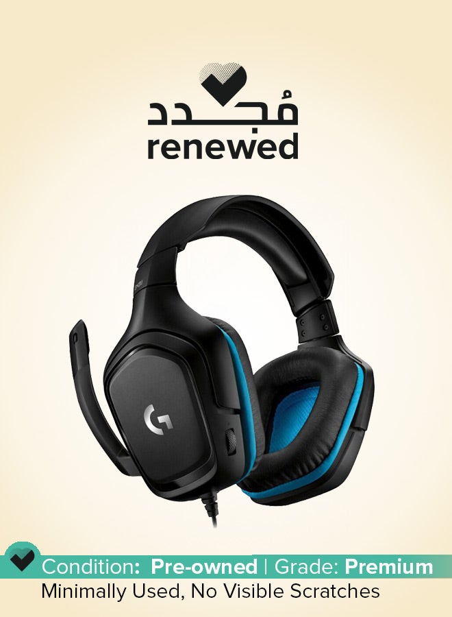 Logitech Renewed - G431 Wired Over-Ear Gaming Headset  - Image 1