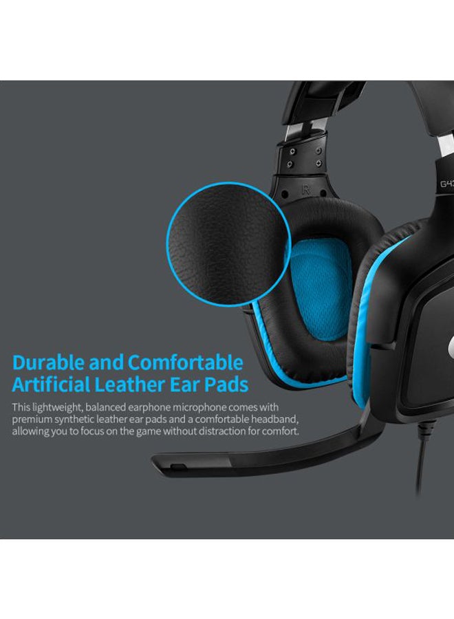 Logitech Renewed - G431 Wired Over-Ear Gaming Headset  - Image 5