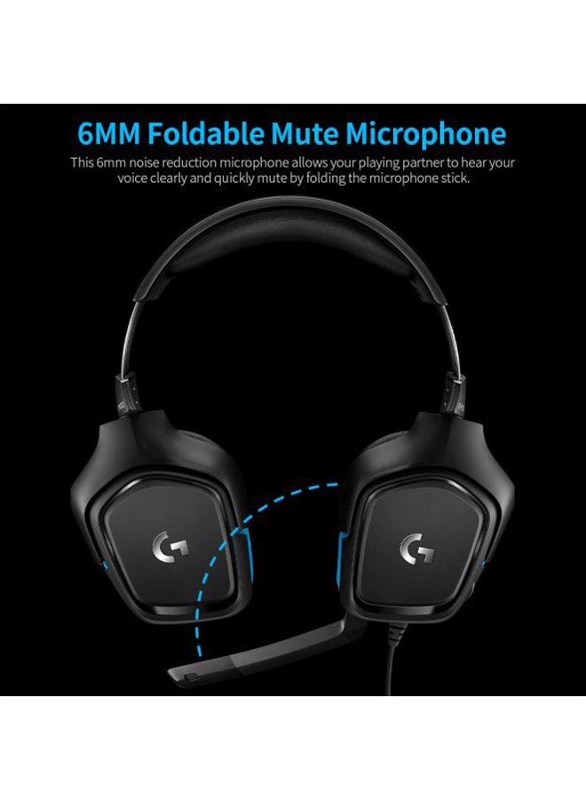 Logitech Renewed - G431 Wired Over-Ear Gaming Headset  - Image 3