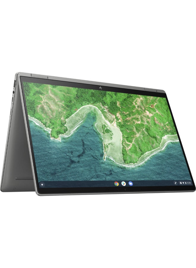 HP - Renewed - Chromebook Laptop With 14-Inch UHD Display, Intel Core i3-1215U Processor/Quad Core/12th Gen/8GB RAM/256GB SSD/Intel UHD 600 Graphics/Chrome OS English Grey - Image 1