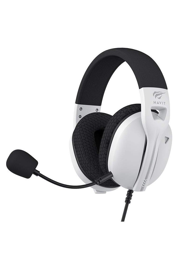 havit Gaming Headphone 3.5mm Wired model Fuxi-H5D- white