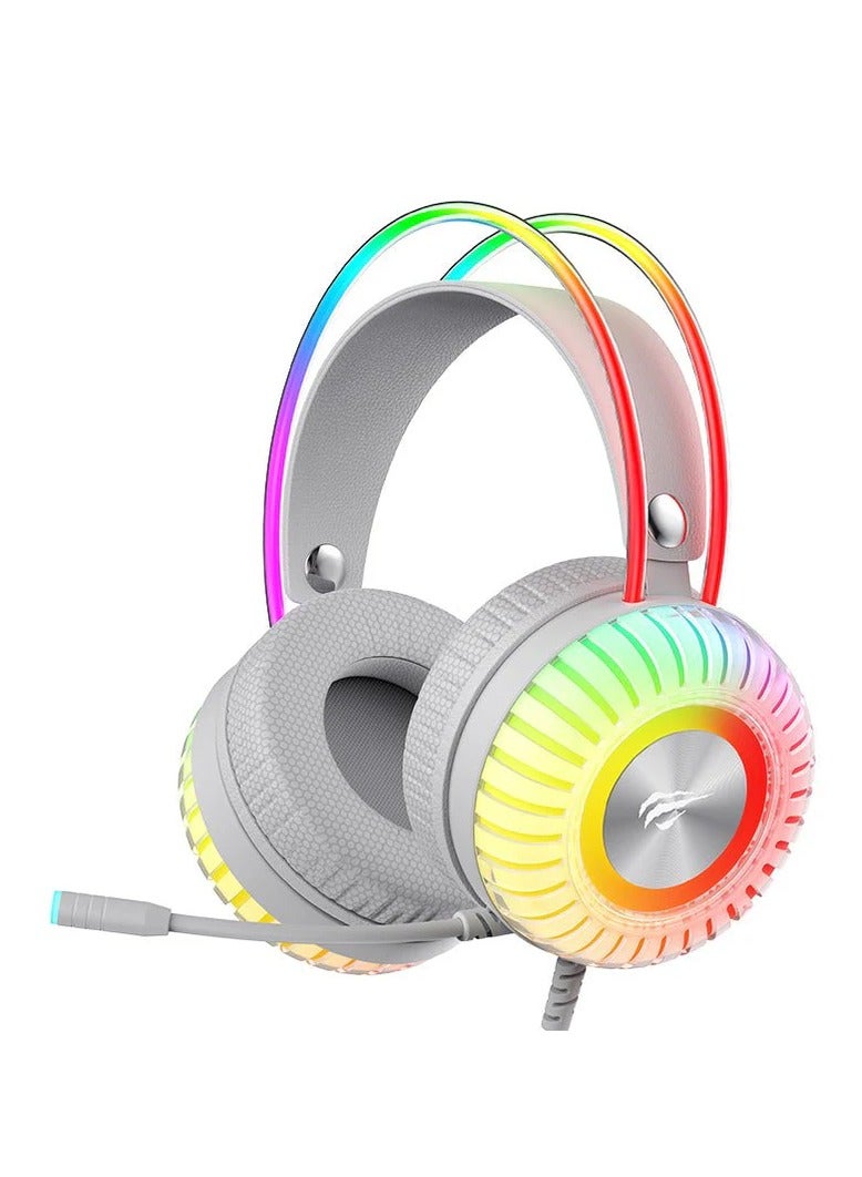 هافيت - Gaming headphone USB 7.1 - surrounded and Audio ANC Function PS4 - model H2046U - Image 1