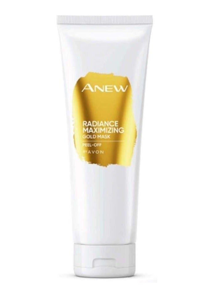 AVON Anew Radiance Maximising Gold Mask Peel-Off Mask Gold 75ml - Image 1