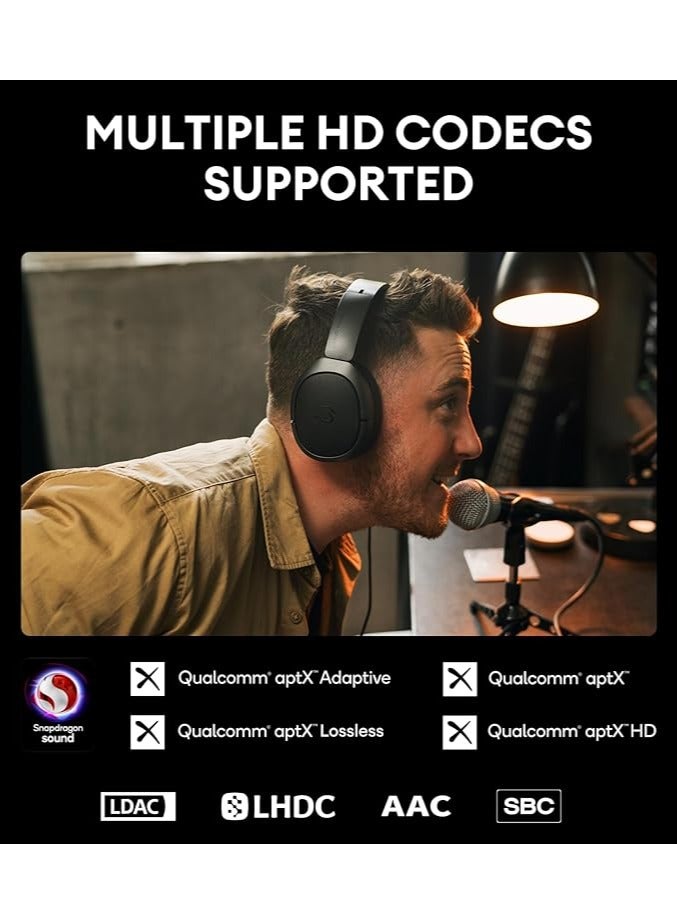 EDIFIER Stax Spirit S5 Wireless Planar Magnetic Headphones, Snapdragon Sound, aptX Adaptive, Hi-Res Audio (LDAC LHDC), Bluetooth 5.4, 80 Hours Battery Black - Image 4