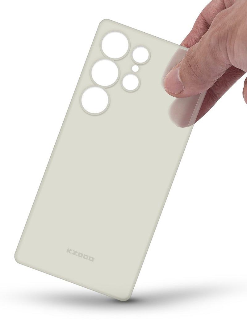 MARGOUN Case for Galaxy S25 Ultra Air Skin Case All Around Full Protection Ultra Slim 0.3mm Thickness 4g Feather Weight Frosted Clear-1 - Image 2