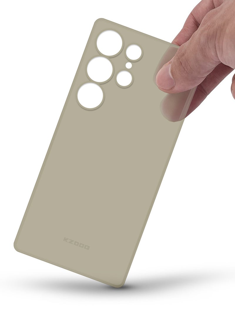 MARGOUN 2Packs Case for Galaxy S25 Ultra Air Skin Case All Around Full Protection Ultra Slim 0.3mm Thickness 4g Feather Weight with 3D Screen Protector Desert Titanium-2 - Image 2