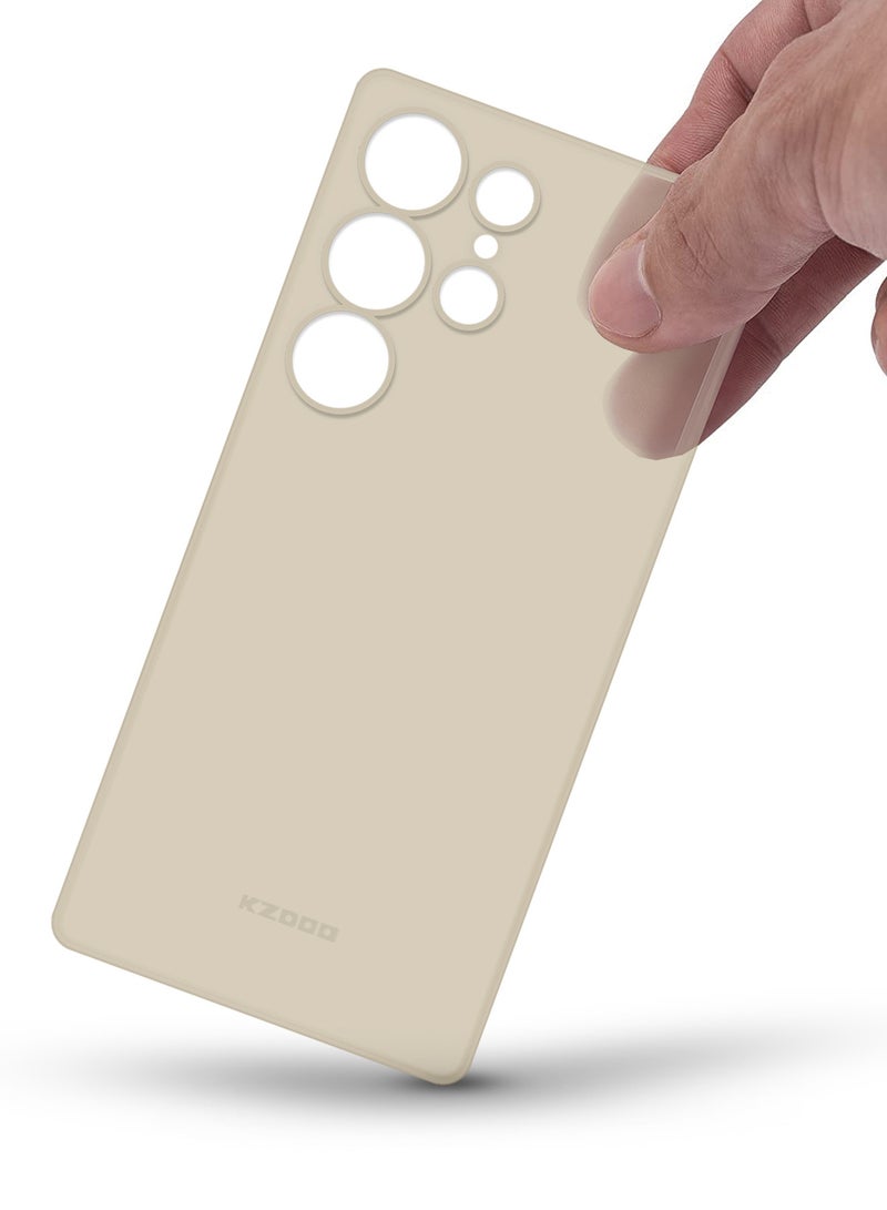 MARGOUN Case for Galaxy S25 Ultra Air Skin Case All Around Full Protection Ultra Slim 0.3mm Thickness 4g Feather Weight Desert Titanium-1 - Image 2