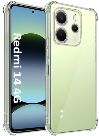 Gorilla Case for Redmi 14 4G  Transparent Shockproof  Crystal Clear with Reinforced Corners Clear-1 - pnsku/N70175140V/45/_/1746791460/87b32edd-8098-4b3e-b84f-035fa57f9662