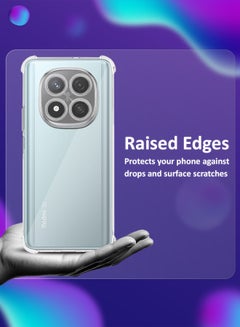 MARGOUN Gorilla Case for Redmi 14 Pro Plus  Transparent Shockproof  Crystal Clear with Reinforced Corners Clear-1  - Image 3