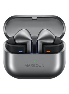 MARGOUN Buds3 Pro Wireless Earbuds with Touch Control & Magnetic Charging Case fpr Galaxy Zflip 6 silver-1  - Image 2