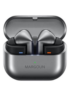 MARGOUN Buds3 Pro Wireless Earbuds with Touch Control & Magnetic Charging Case fpr Galaxy Zflip 6 silver-1  - Image 5