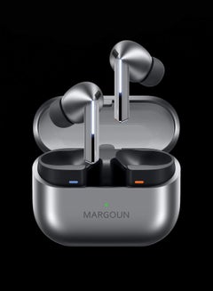 MARGOUN Buds3 Pro Wireless Earbuds with Touch Control & Magnetic Charging Case for Galaxy Zfold 5 silver-3  - Image 4