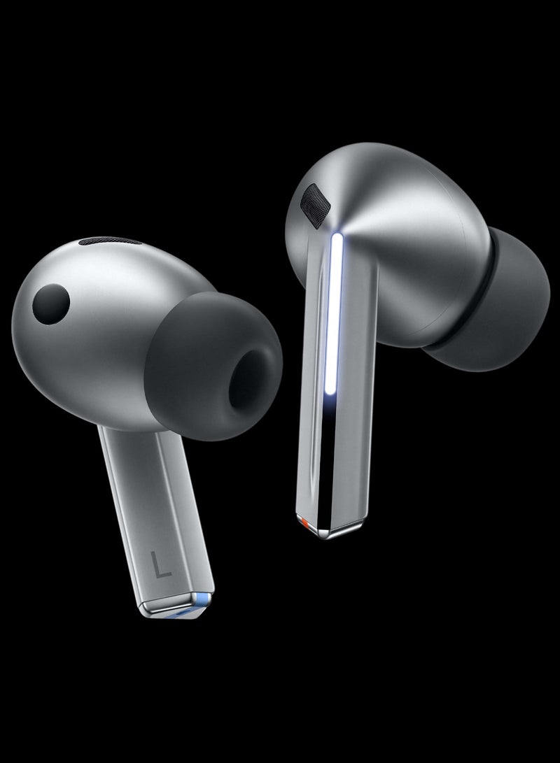 Buds3 Pro Wireless Earbuds with Touch Control & Magnetic Charging Case for Galaxy Zfold 5 silver-3