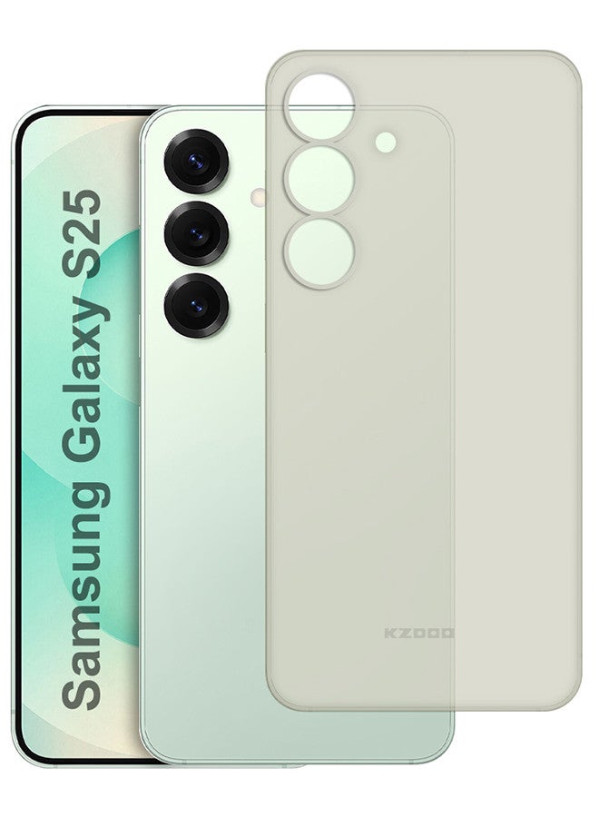 MARGOUN Case for Galaxy S25 Air Skin Case All Around Full Protection Ultra Slim 0.3mm Thickness 4g Feather Weight Frosted Clear-1 - Image 1