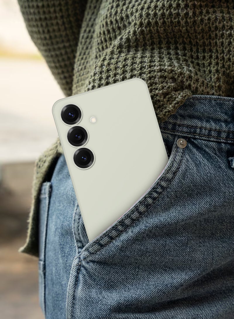 MARGOUN Case for Galaxy S25 Air Skin Case All Around Full Protection Ultra Slim 0.3mm Thickness 4g Feather Weight Frosted Clear-1 - Image 5