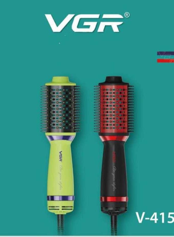 في جي آر VGR Hair Dryer Brush & Volumizer Hair Curler Straightener Salon Hair Styling Tools V-415 - Image 1