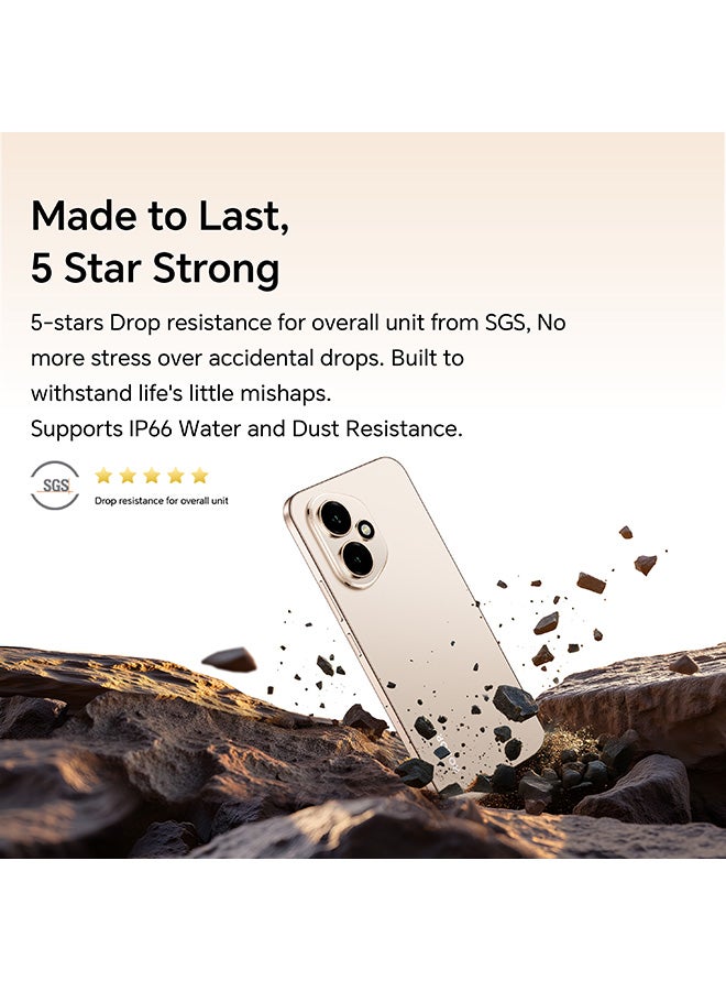 Honor - 400 5G Dual SIM Desert Gold 12GB RAM 256GB With Free HONOR CHOICE S7 Earbuds And Louvre Case - Middle East Version - Image 1